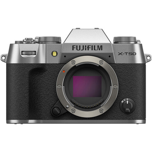 FUJIFILM X-T50 Mirrorless Camera (Body Only, Silver)