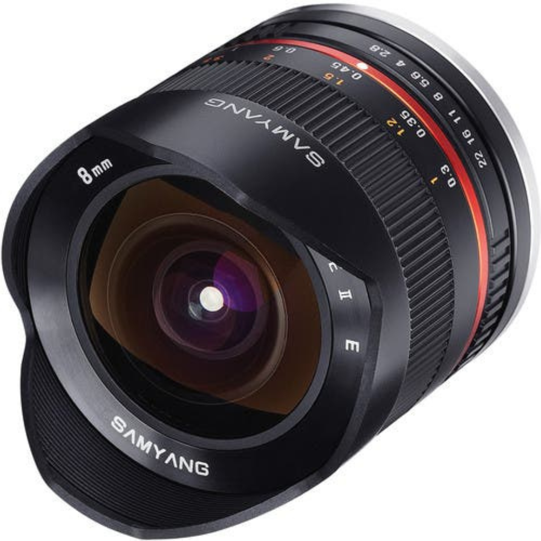 Samyang 8mm f/2.8 Fisheye II UMC Lens for Sony E Mount (Black)