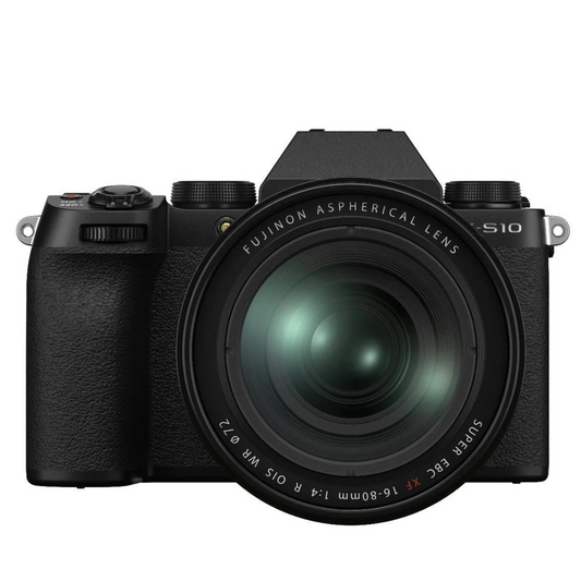 FUJIFILM X-S10 Mirrorless Camera with XF 16-80mm Lens Kit