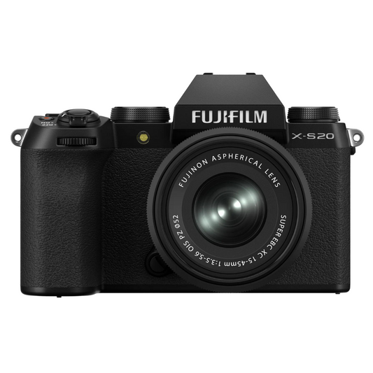 FUJIFILM X-S20 Mirrorless Camera with 15-45mm Lens Kit