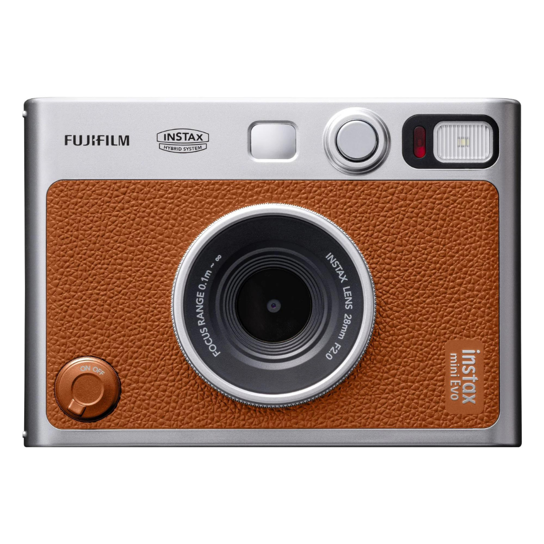 FUJIFILM Instax Mini Evo Instant Camera Brown