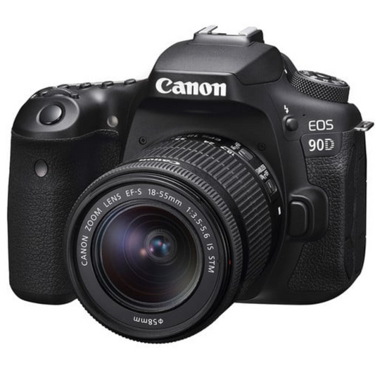 Canon EOS 90D DSLR with EF-S 18-55mm f/3.5-5.6 IS STM Lens