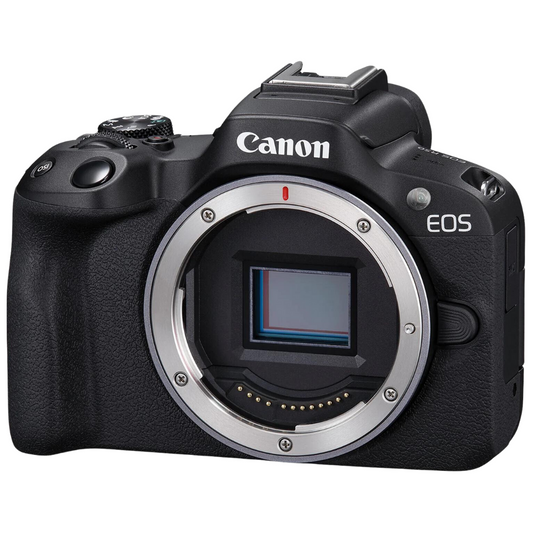 Canon EOS R50 Mirrorless Camera (Black, Body Only)