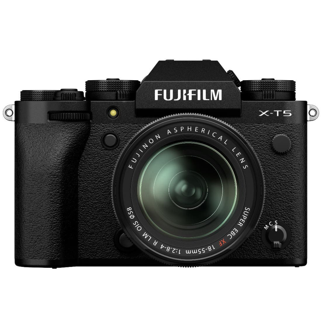 FUJIFILM X-T5 Mirrorless Camera Black with XF 18-55mm Lens Kit