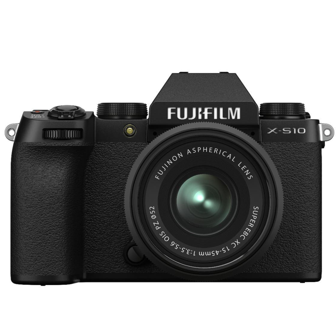 FUJIFILM X-S10 Mirrorless Camera with XC 15-45mm Lens Kit