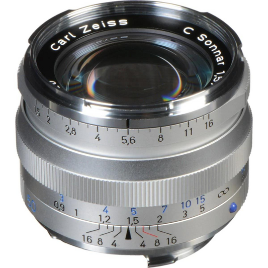 ZEISS C Sonnar T* 50mm f/1.5 ZM Lens (Silver)