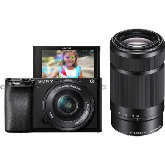 Sony a6100 Mirrorless Camera with 16-50mm and 55-210mm Lenses