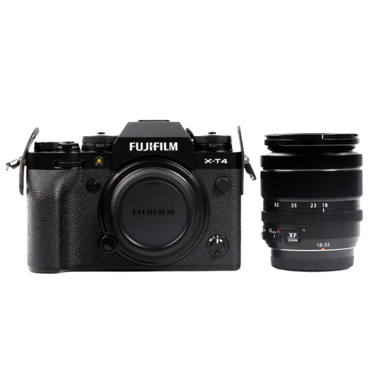 Fujifilm X-T4 Digital Camera + 18-55mm f/2.8-4 R OIS Lens (Black)