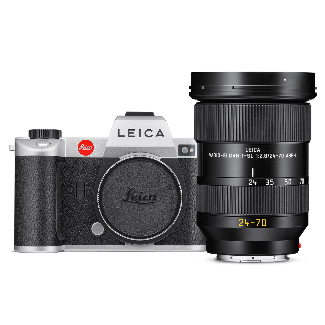 Leica SL2 Mirrorless Camera (Silver) with 24-70mm f/2.8 ASPH. Lens