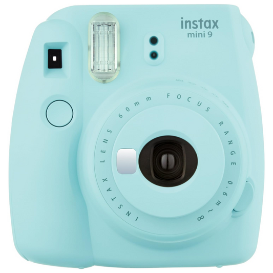 Fujifilm Instax Mini 9 Instant Camera - Ice Blue, 2.7x4.7x4.6 (Instax Mini 9 - Ice Blue)