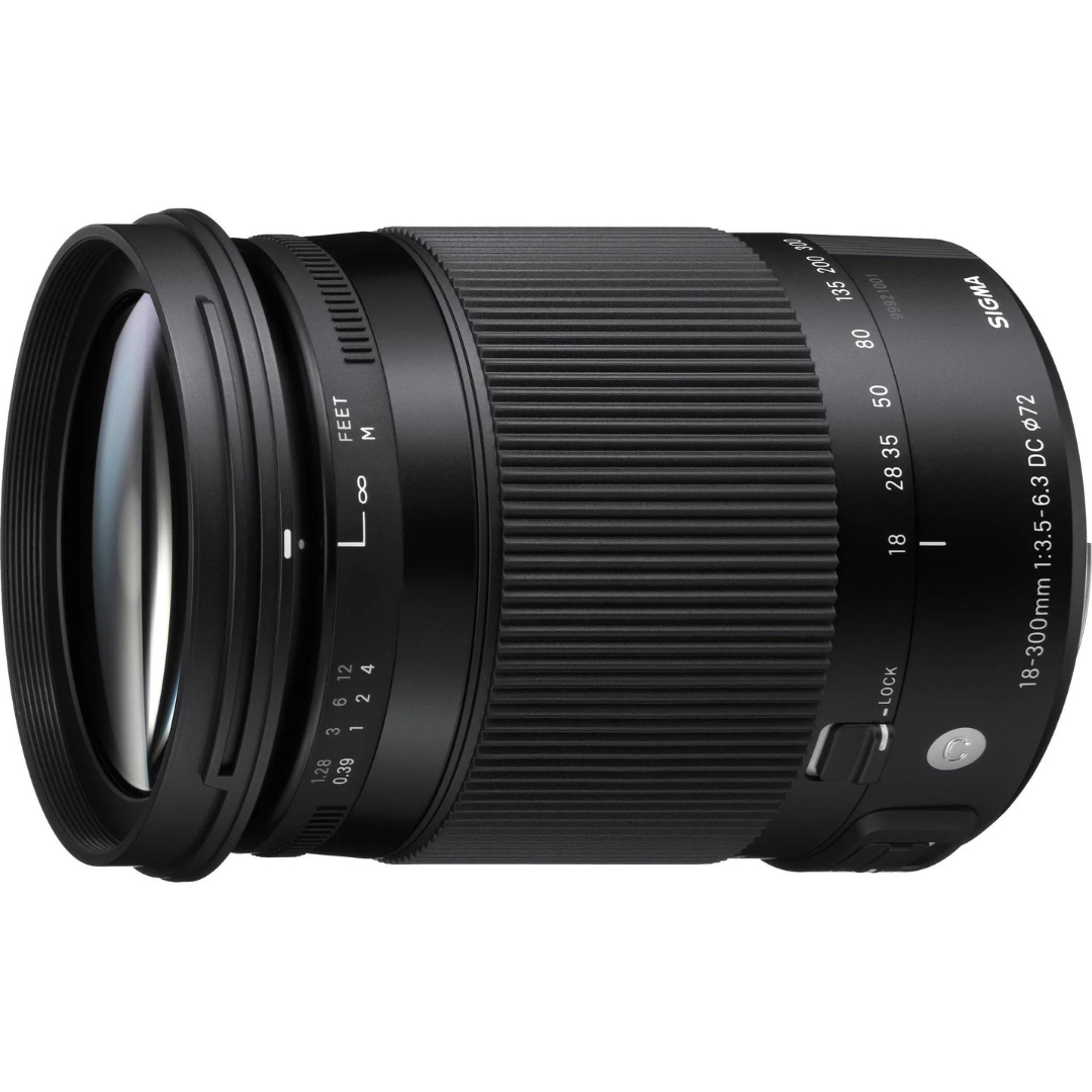 Sigma 18-300mm f/3.5-6.3 DC Macro OS HSM Contemporary Lens for Nikon F