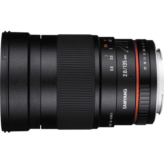 Samyang 135mm f/2.0 ED UMC Lens for Nikon F Mount with AE Chip