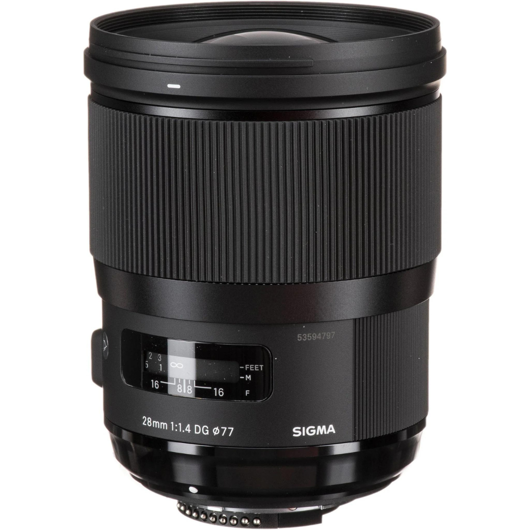 Sigma 28mm f/1.4 DG HSM Art Lens for Nikon F