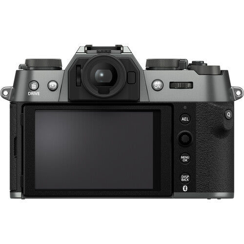 FUJIFILM X-T50 Mirrorless Camera with 15-45mm f3.5-5.6 Lens (Charcoal Silver)