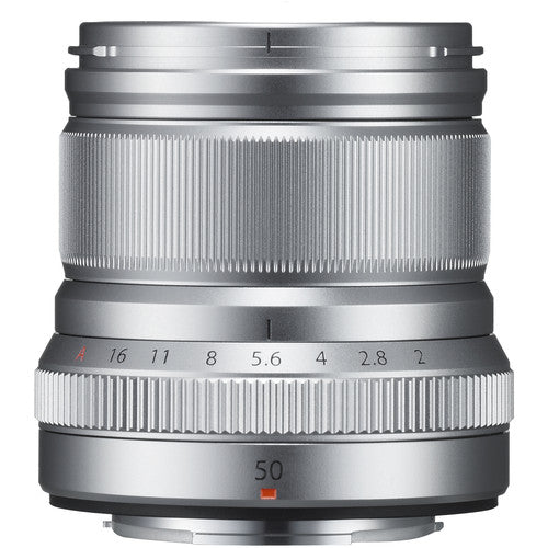 FUJIFILM XF 50mm f/2 R WR Lens (Silver)