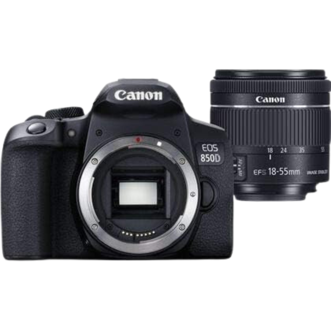 Canon EOS 850D Camera with EF-S 18-55mm is STM Lens Kit