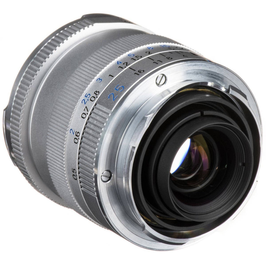 ZEISS Biogon T* 25mm f/2.8 ZM Lens (Silver)