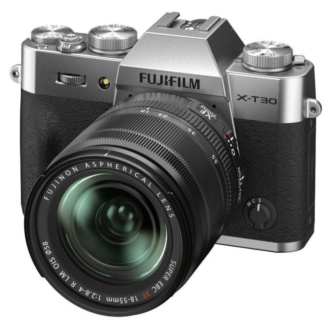 FUJIFILM X-T30 II Mirrorless Camera with 18-55mm Lens (Silver)