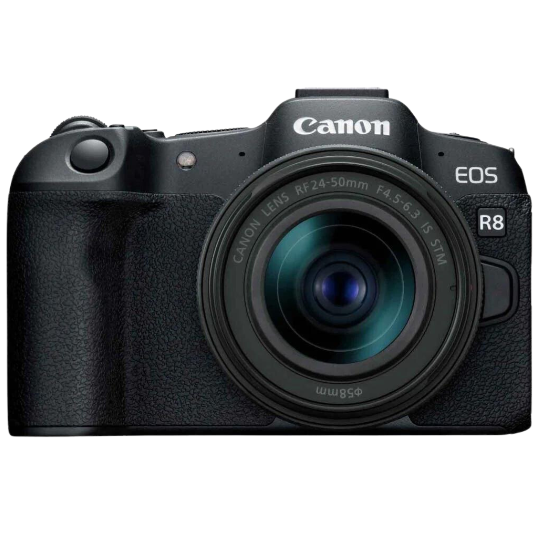 Canon EOS R8 Mirrorless Camera with RF 24-50mm f/4.5-6.3 IS STM Lens