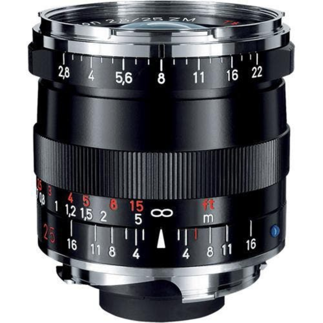 ZEISS Biogon T* 25mm f/2.8 ZM Lens (Black)