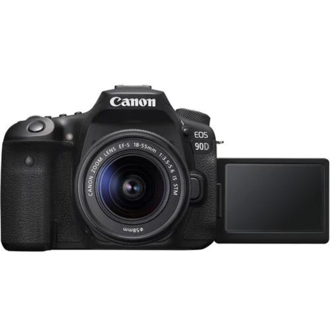 Canon EOS 90D DSLR with EF-S 18-55mm f/3.5-5.6 IS STM Lens