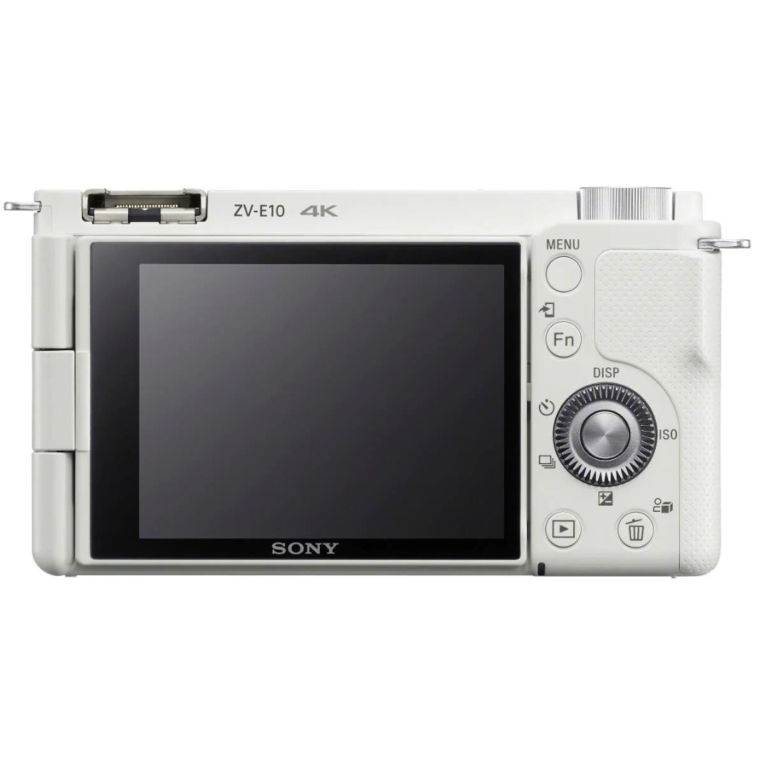 Sony ZV-E10 Mirrorless Camera (Body Only, White)