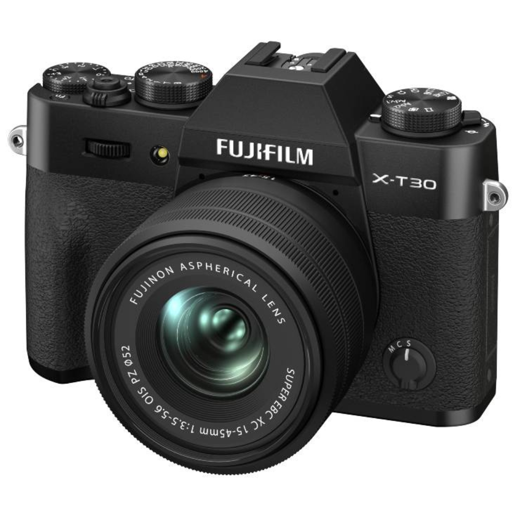 X-T30 II Mirrorless Digital Camera with 15-45mm f/3.5-5.6 Lens (Black)