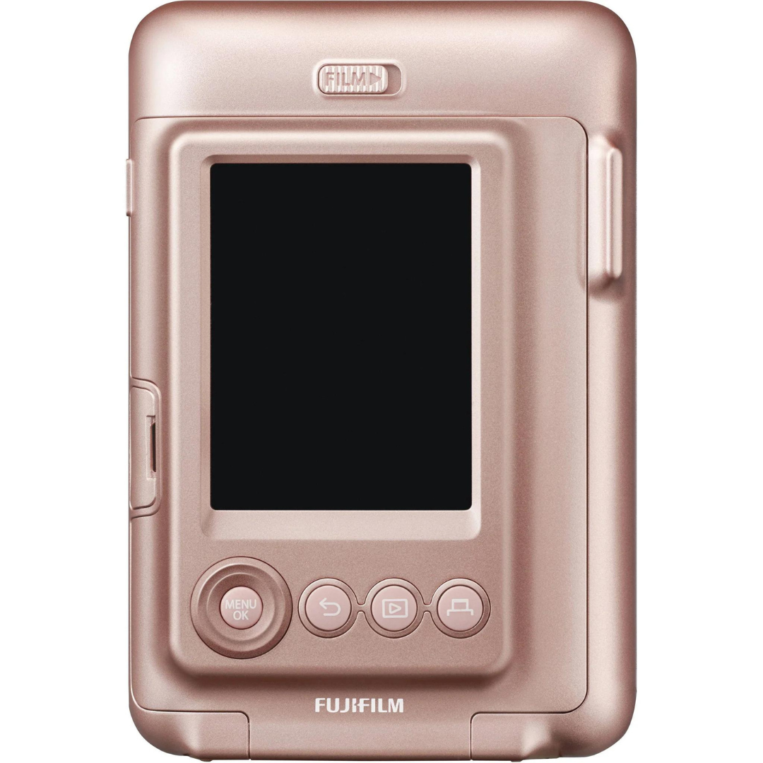 FUJIFILM instax Mini LiPlay Hybrid Instant Camera (Blush Gold)