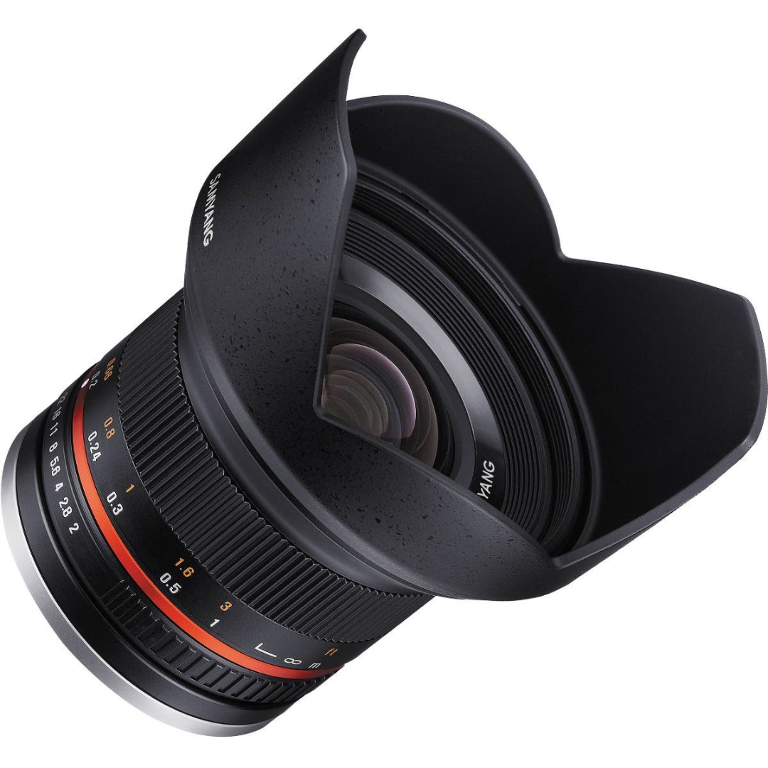 Samyang 12mm f2.0 NCS CS Lens for FUJIFILM X-Mount (Black)