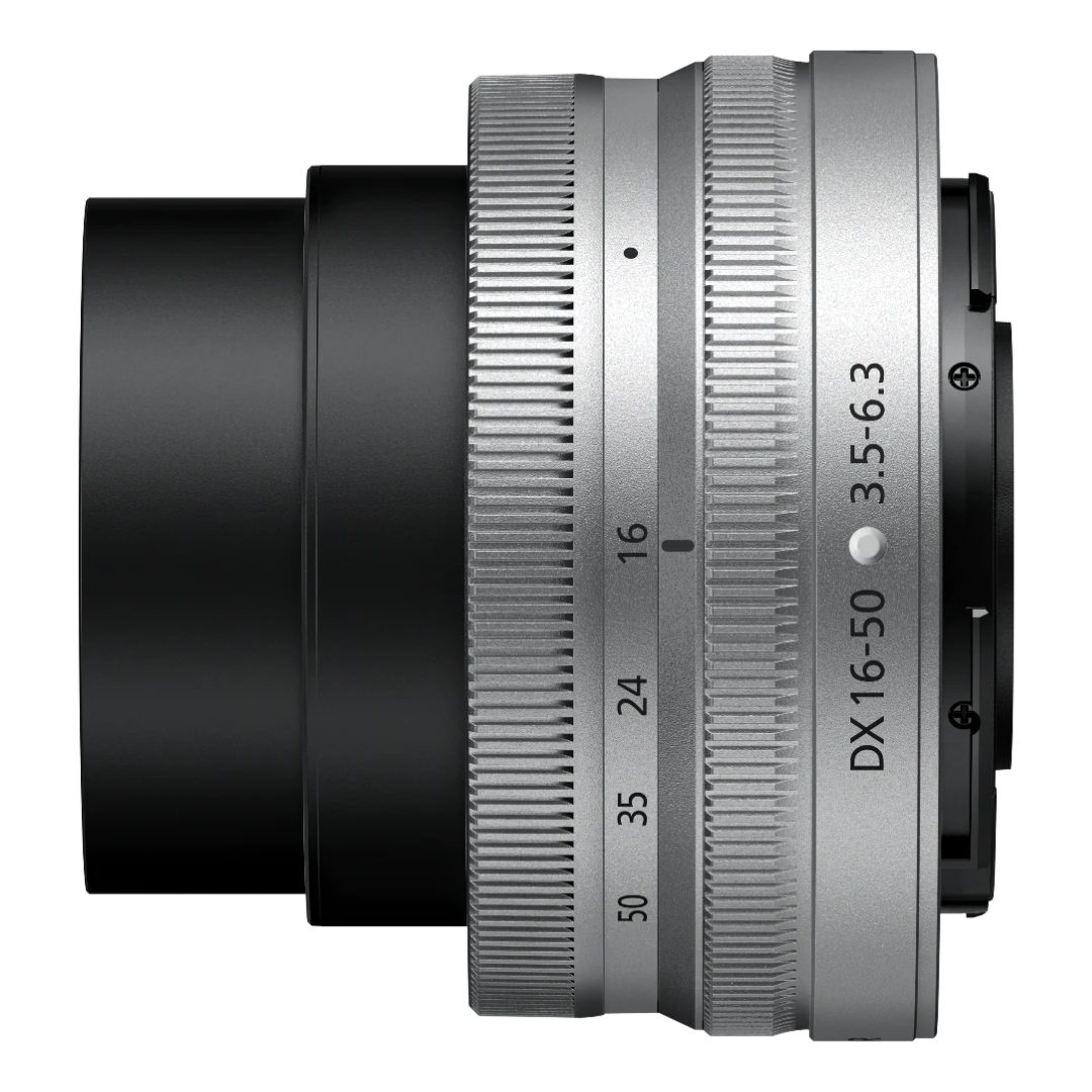 Nikon NIKKOR Z DX 16-50mm f/3.5-6.3 VR Lens (Silver)