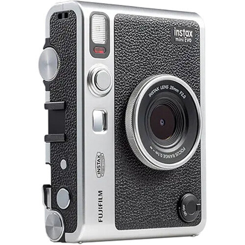 FUJIFILM INSTAX MINI EVO Hybrid Instant Camera (Black) (Type-C Charging)