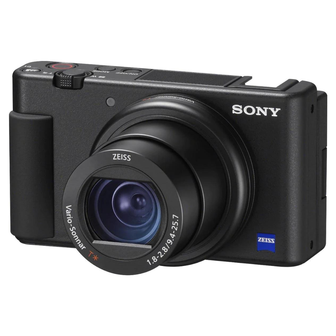 Sony ZV-1 Digital Vlog Camera with Bluetooth Grip (Black)