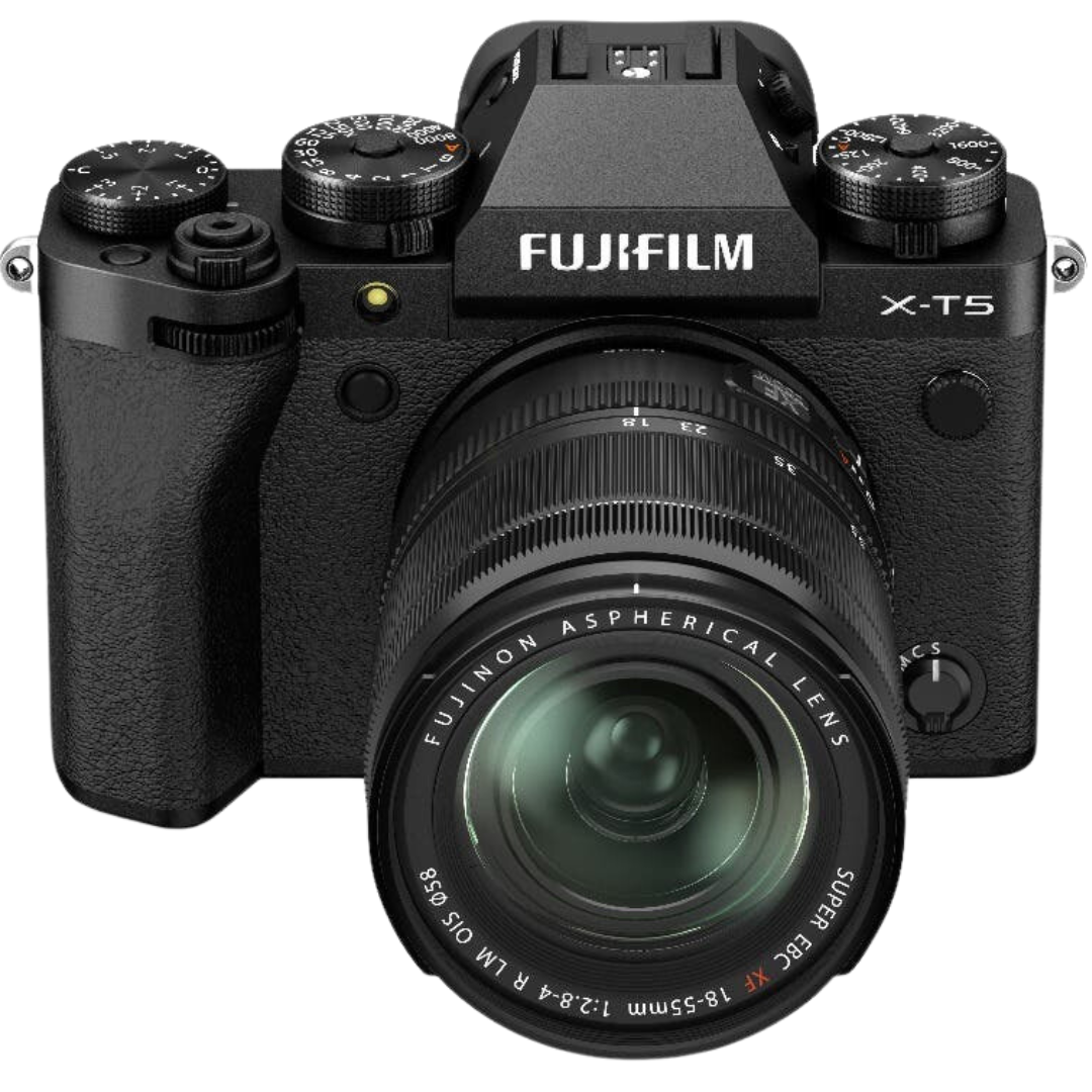 FUJIFILM X-T5 Mirrorless Camera Black with XF 18-55mm Lens Kit