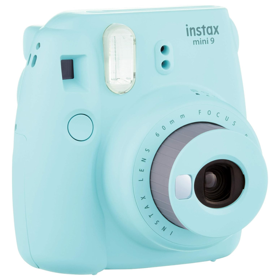 Fujifilm Instax Mini 9 Instant Camera - Ice Blue, 2.7x4.7x4.6 (Instax Mini 9 - Ice Blue)