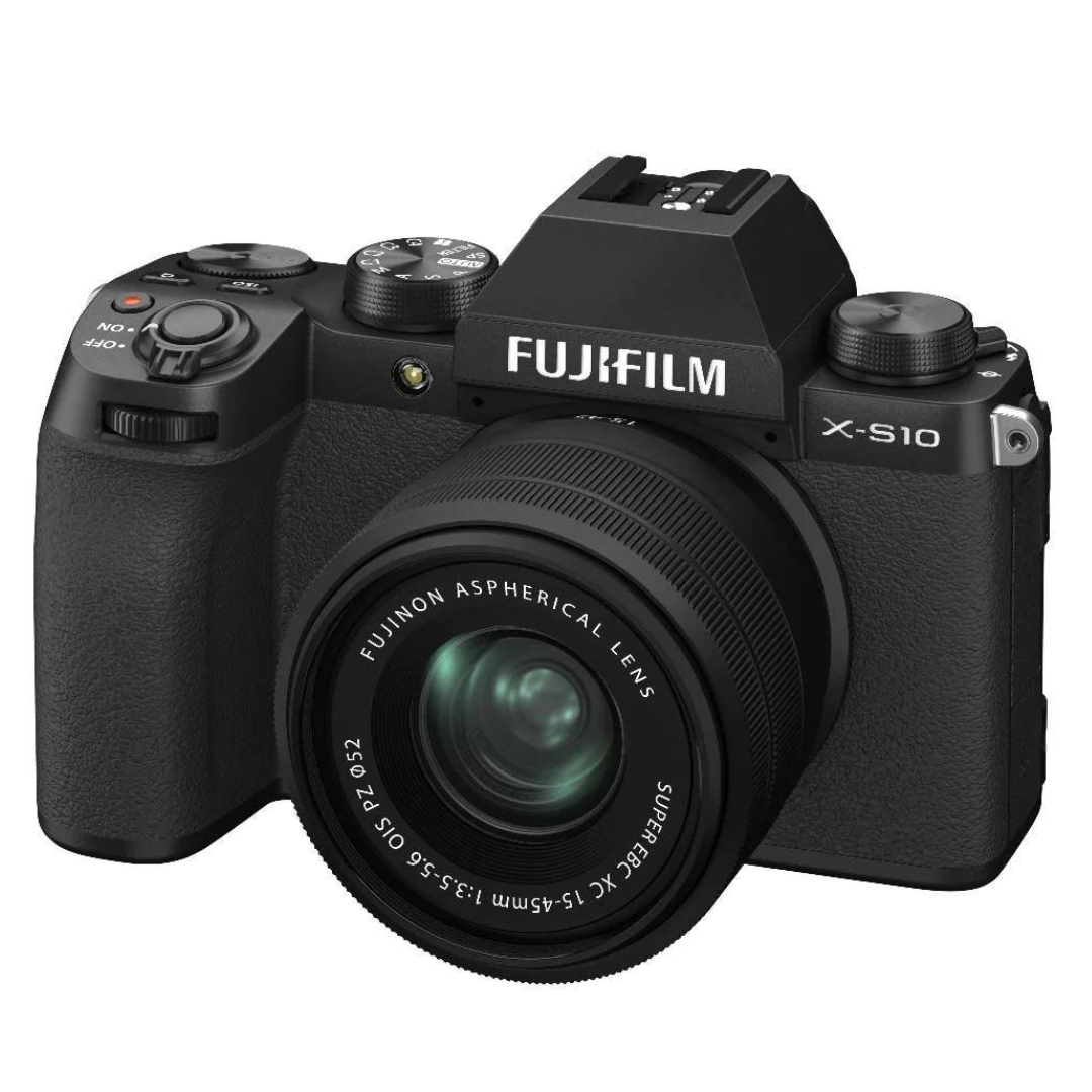 FUJIFILM X-S10 Mirrorless Camera with XC 15-45mm Lens Kit