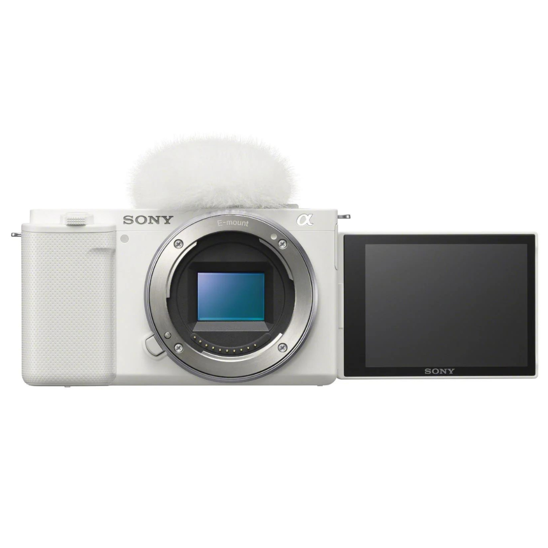 Sony ZV-E10 Mirrorless Camera (Body Only, White)