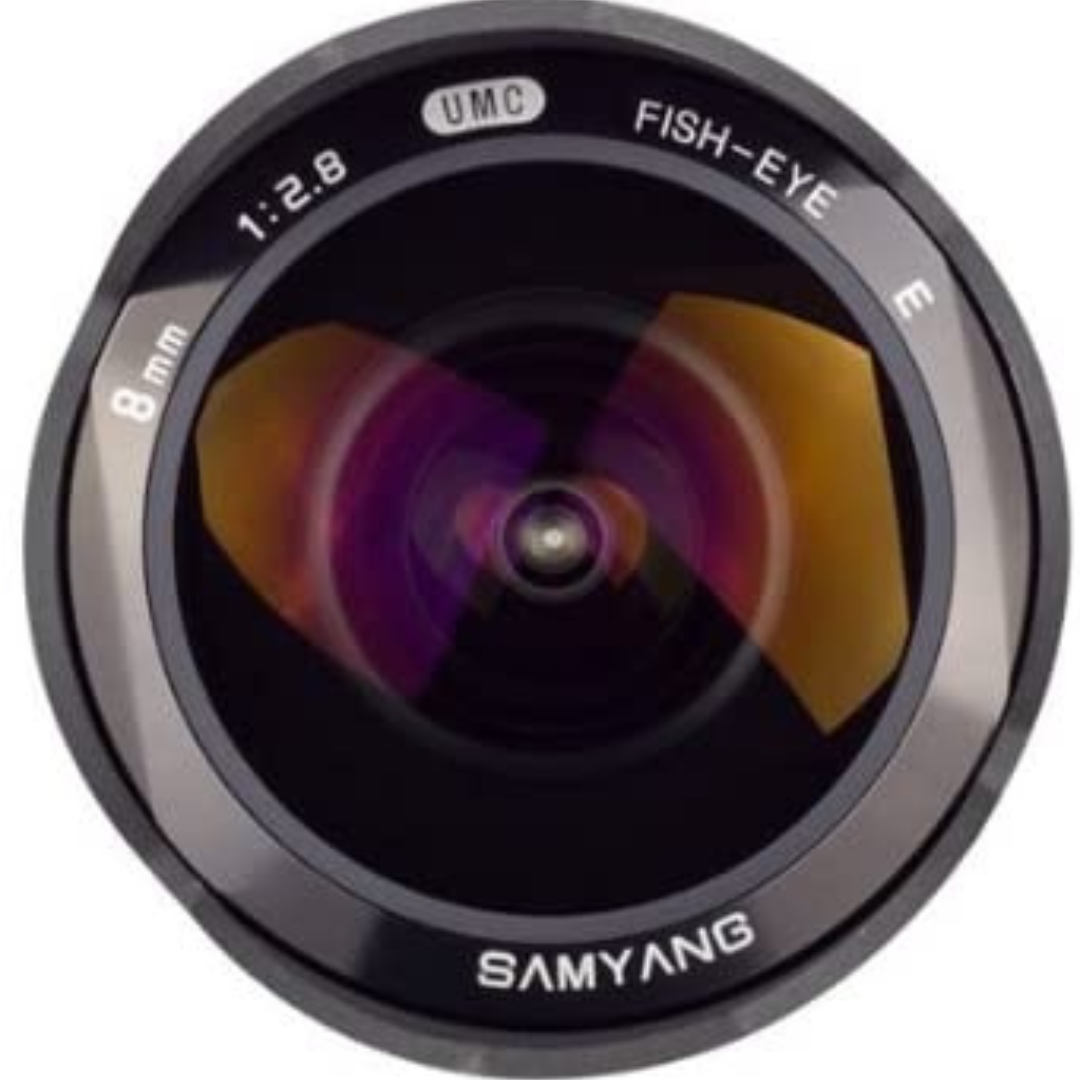 Samyang 8mm f/2.8 Fisheye II UMC Lens for Sony E Mount (Black)