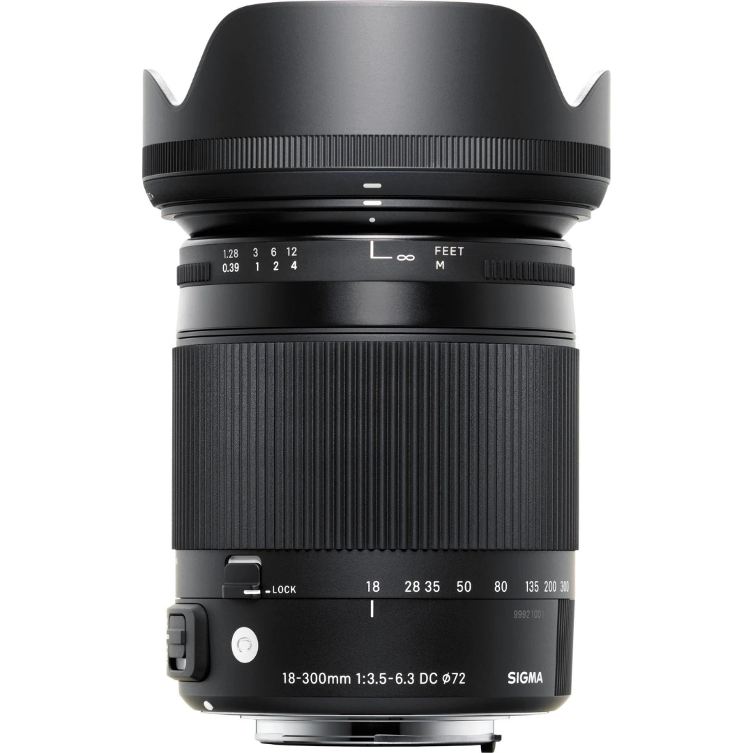 Sigma 18-300mm f/3.5-6.3 DC Macro OS HSM Contemporary Lens for Nikon F