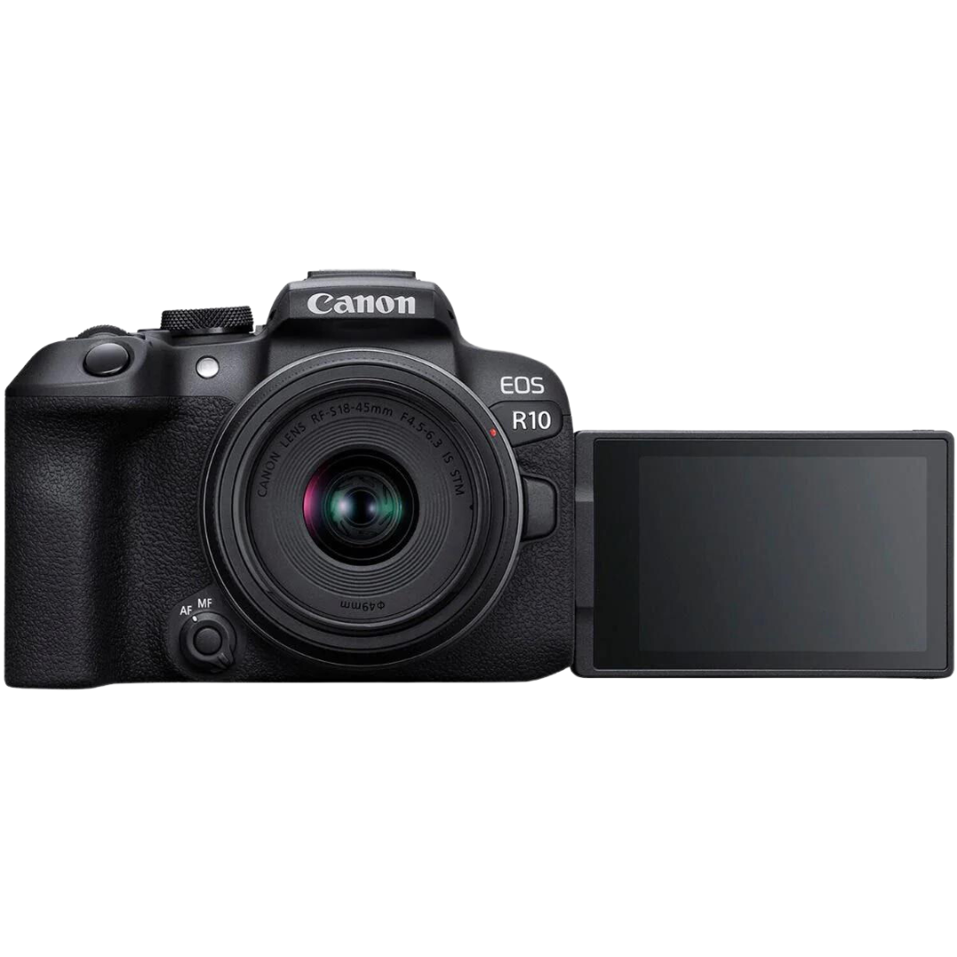Canon EOS R10 Mirrorless Camera with RF-S 18-45mm IS STM Lens Kit