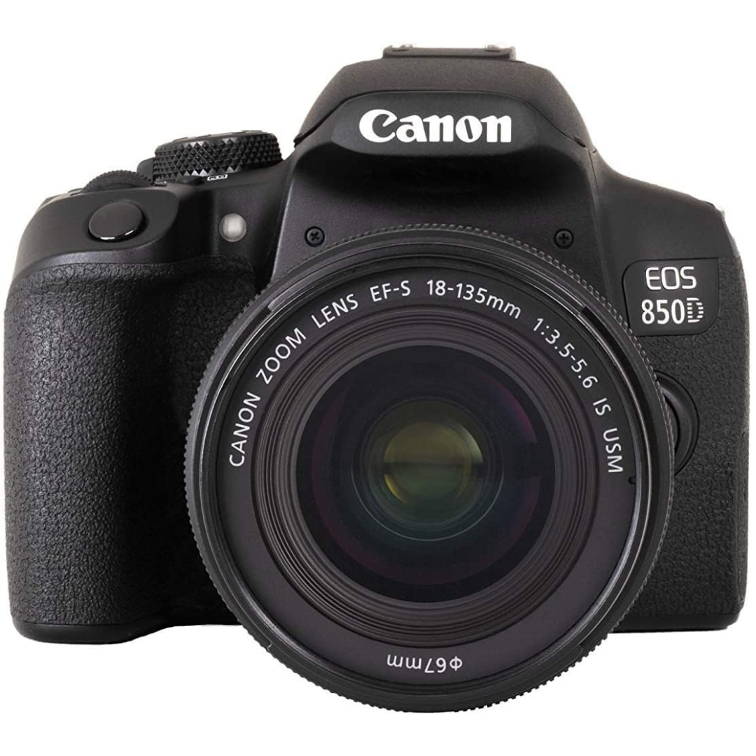 Canon EOS 850D + EF-S 18-135mm f/3.5-5.6 IS USM, Black