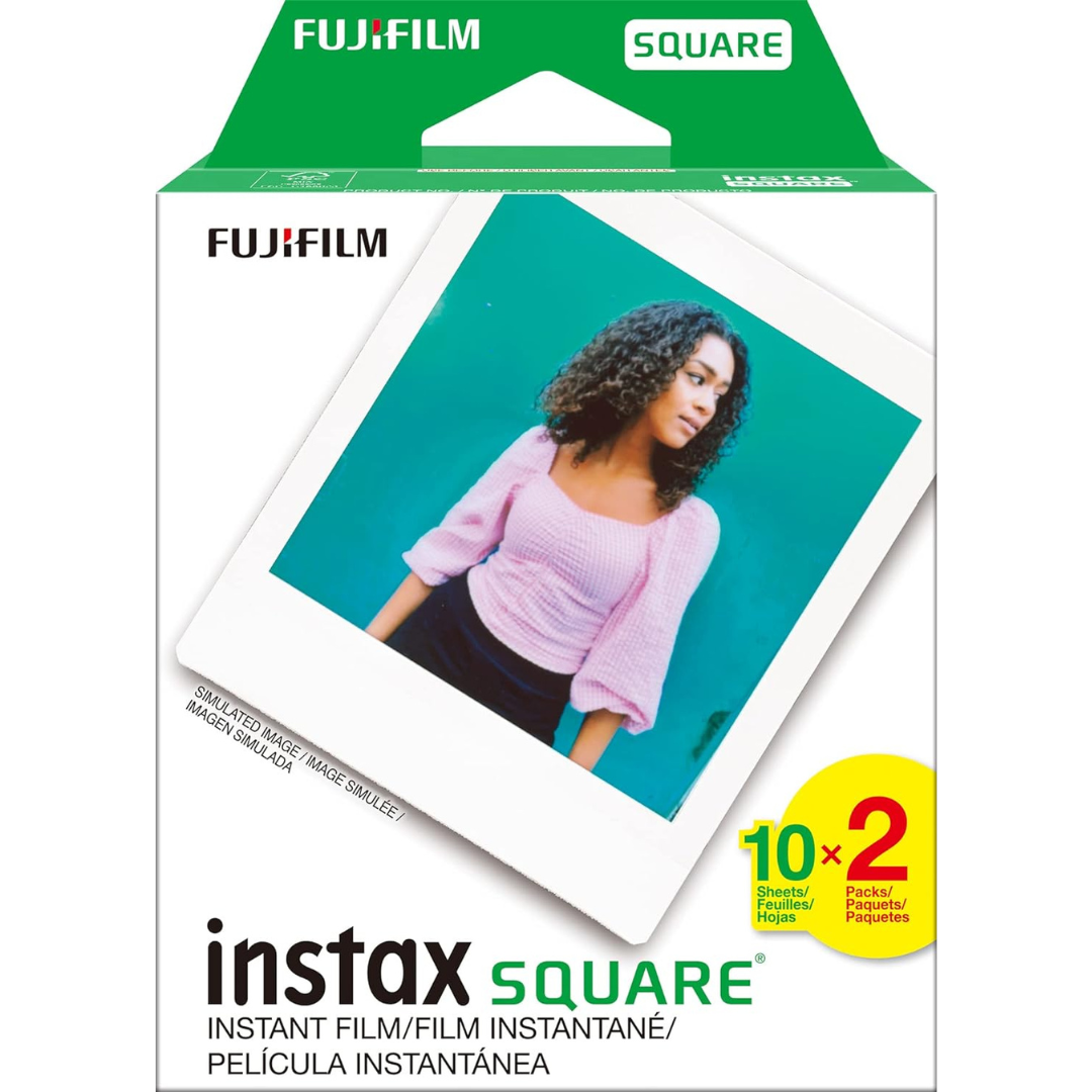 Fujifilm Instax Square Twin Pack Film - 20 Exposures