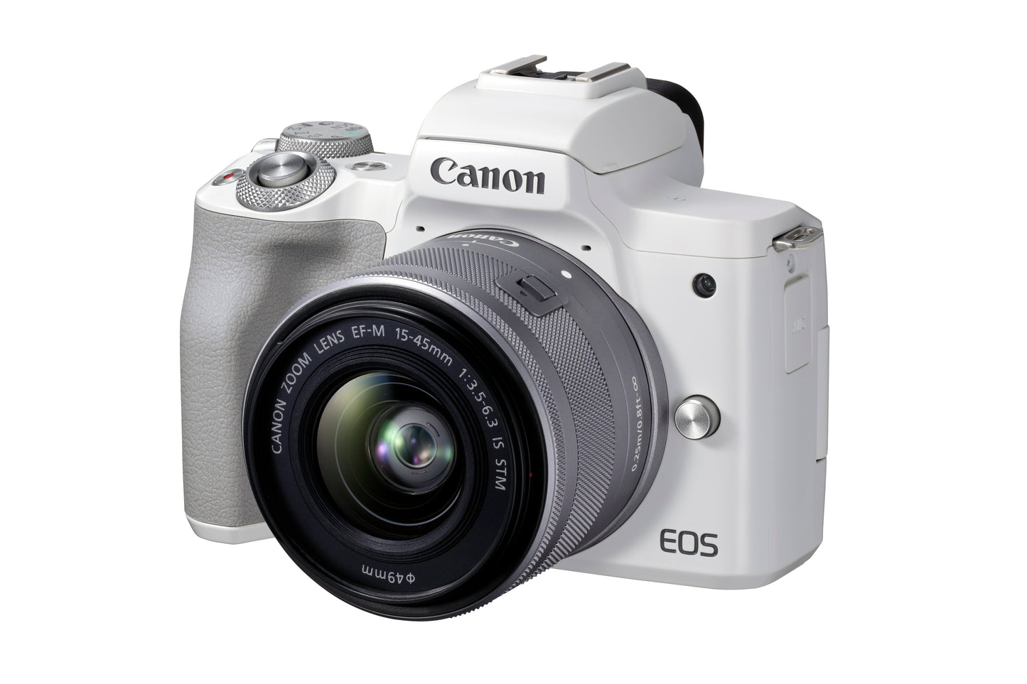 CANON EOS M50 Mark II Mirrorless Digital Camera with 15-45mm Lens (White)
